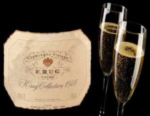 Krug 1928 - champagne krug - champagne le plus cher au monde