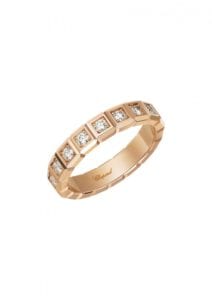 Bague Chopard Ice Cube Or rose