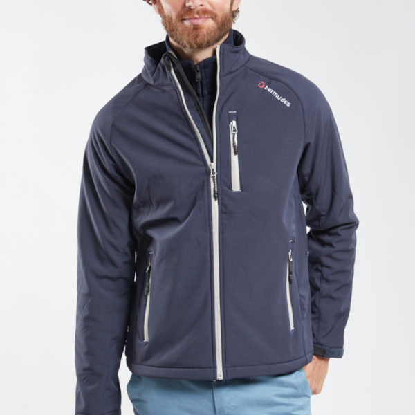 BERMUDES Veste Softshell SEALAND Homme MARINE XXXXL