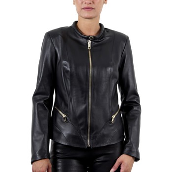 Veste Giorgio  Ansia Waxy Noir (Zip Or)