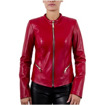 Veste Giorgio  Ansia Waxy Rouge (Zip Argent)