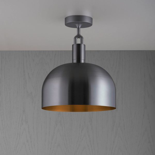 Buster + Punch Forked plafond acier Gunmetal Ø 34 cm Buster + Punch