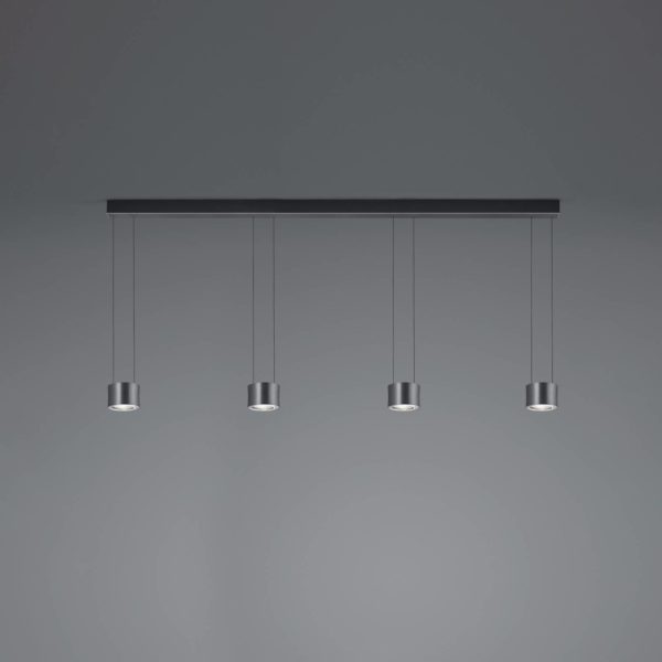 BANKAMP Impulse Flex suspension LED x4 noire BANKAMP