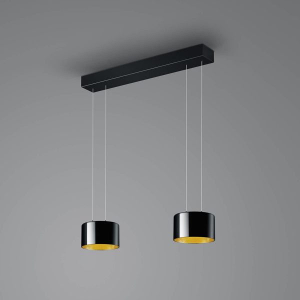 BANKAMP Luce elevata Grand Suspension LED, à 2 lampes. BANKAMP