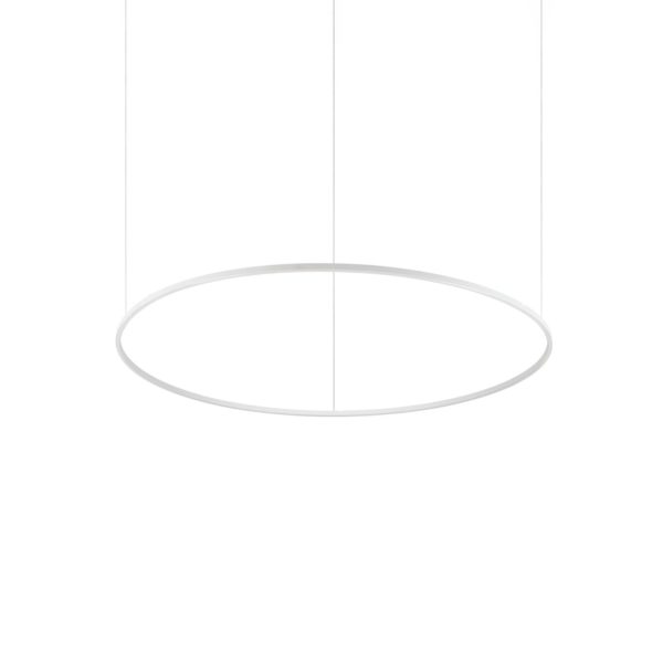 Ideallux Ideal Lux Suspension LED Oracle Slim blanc 3.000 K Ø 150 cm Ideallux