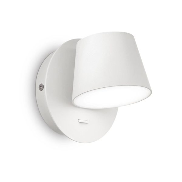 Ideallux Ideal Lux Gim applique LED tête réglable blanc Ideallux