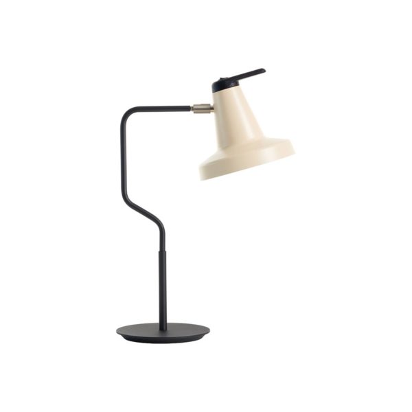 Carpyen Lampe de table Garçon, abat-jour ajustable beige/noir Carpyen