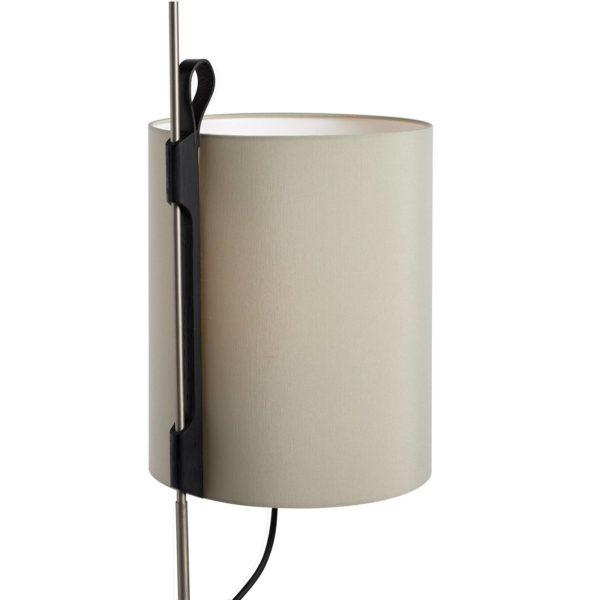 Carpyen Lampe sur pied Magnetic, Ø 25cm, kaki, chêne noir Carpyen