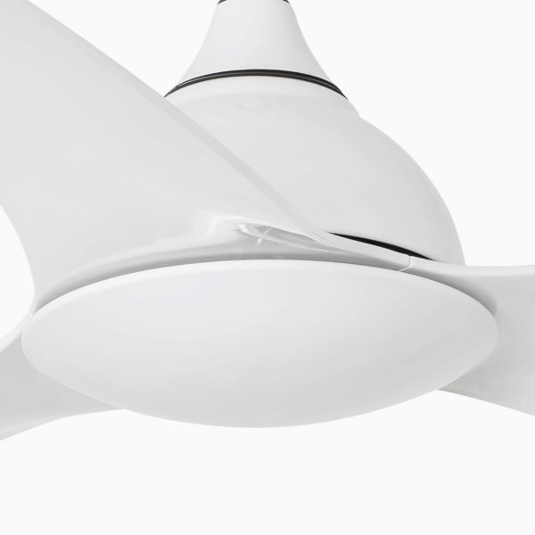 FARO BARCELONA Ventilateur plafond Sioux L, 3 pales DC IP44 blanc FARO BARCELONA