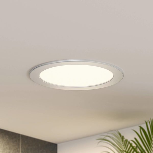 Prios Cadance lampe encastrée LED argent 22cm x3 PRIOS