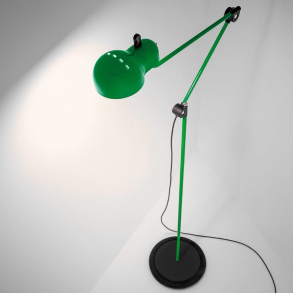 Stilnovo Topo lampadaire LED, vert Stilnovo