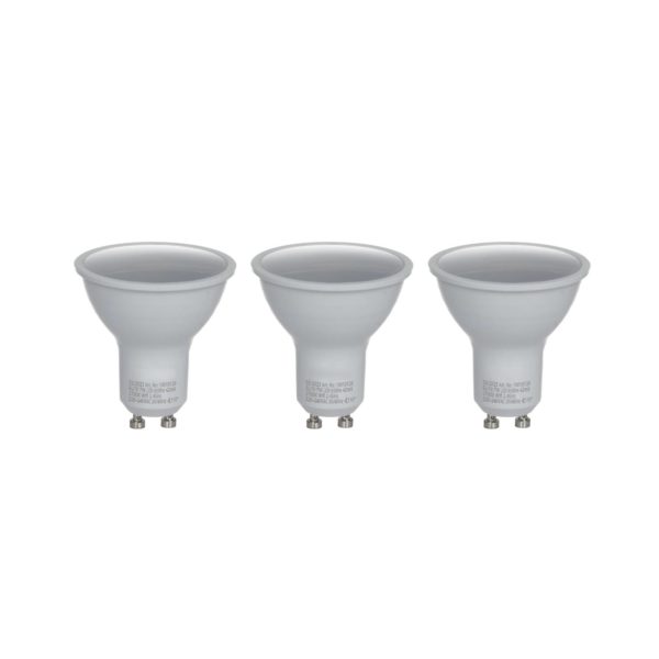 LUUMR Smart LED, lot de 3, GU10, plastique, 7W, opale, 827, Tuya LUUMR