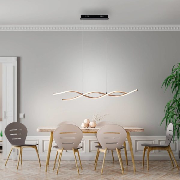 Paul Neuhaus Polina suspension LED SimplyDim dorée PAUL NEUHAUS