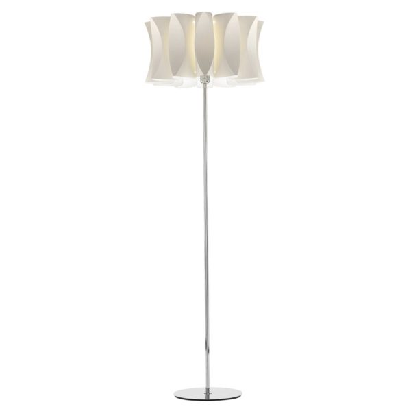 Artempo Italia Lampadaire Virus en imitation bois frêne blanc Artempo Italia