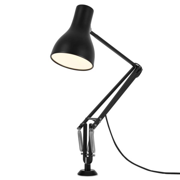 Anglepoise Type 75 lampe à pied à vis noire Anglepoise