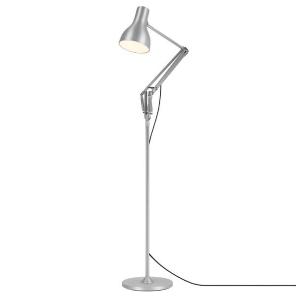 Anglepoise Type 75 lampadaire argenté Anglepoise