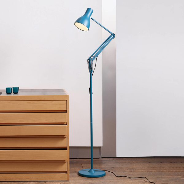 Anglepoise Type 75 lampadaire Margaret Howell bleu Anglepoise