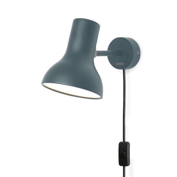 Anglepoise Type 75 Mini applique fiche gris ardois Anglepoise