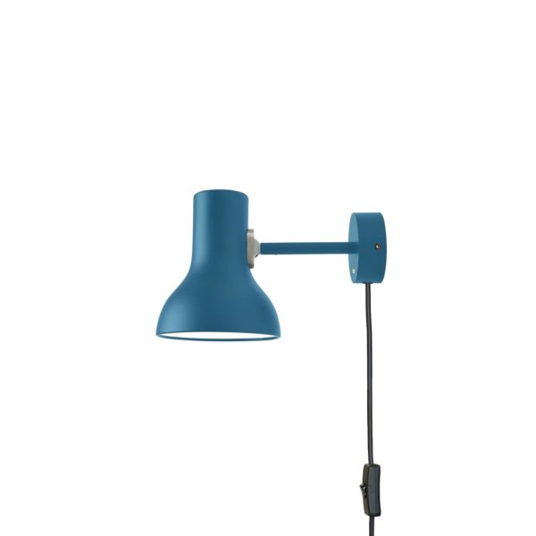 Anglepoise Type 75 Mini applique prise bleu oignon Anglepoise