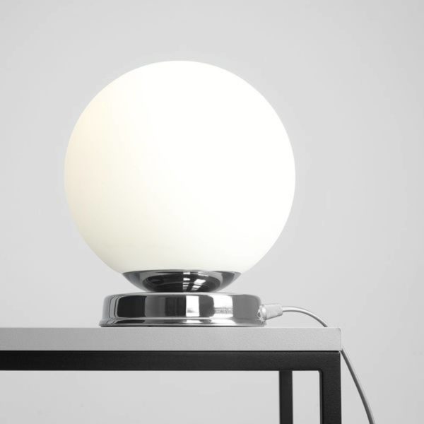 ALDEX Lampe de table Ball, support chromé ALDEX