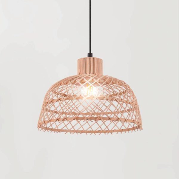 EGLO Suspension Ausnby en bois, naturel EGLO