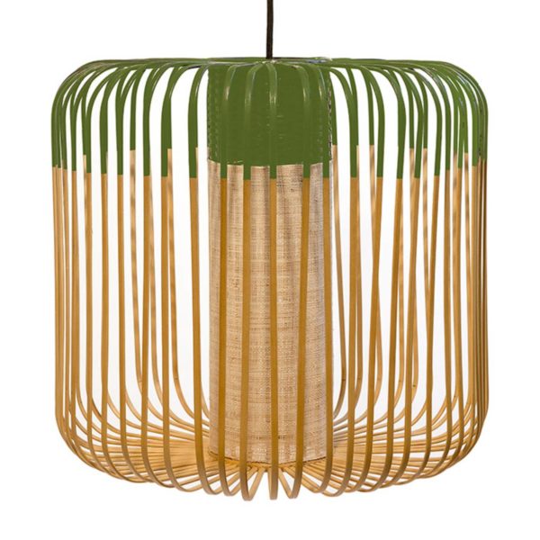 Forestier Bamboo Light M suspension 45 cm verte Forestier