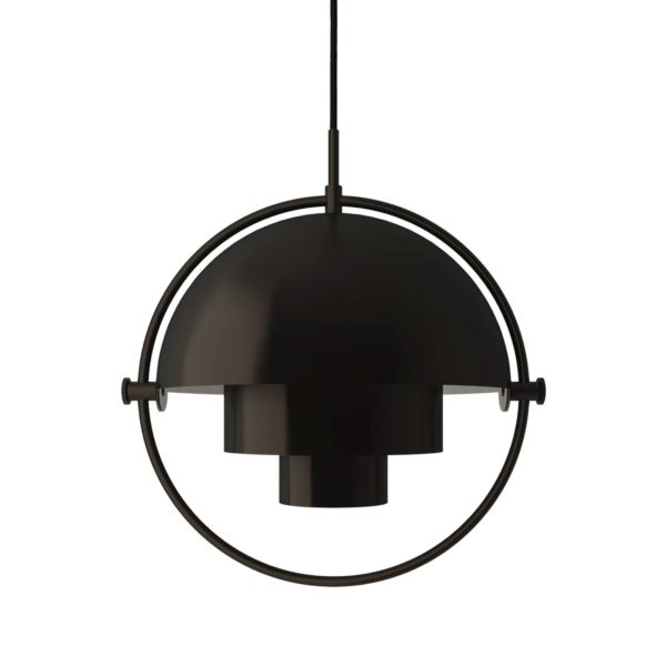 GUBI Suspension Multi-Lite, Ø 27 cm, noir/noir GUBI