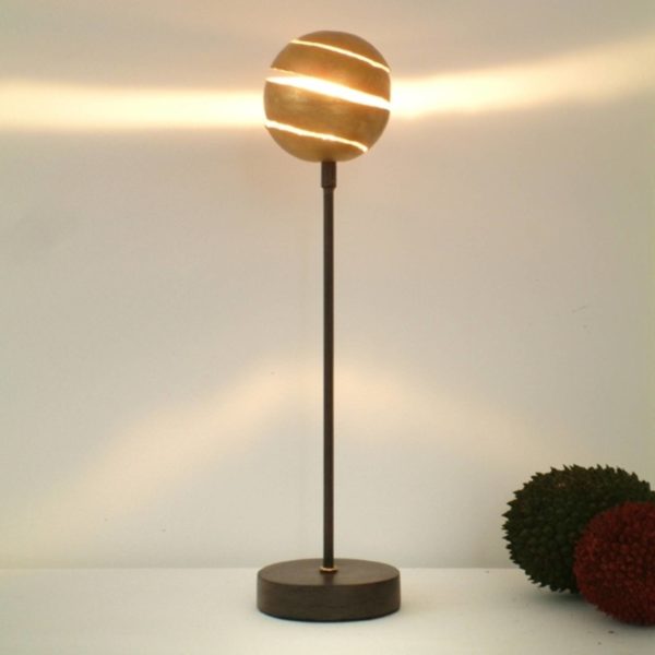 Holländer Lampe à poser décorative KUGELBLITZ GOLD en fer Holländer