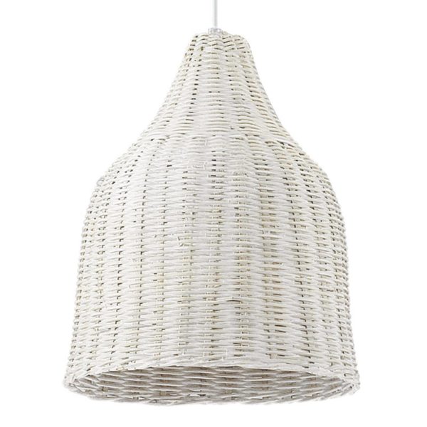 Ideallux Suspension corbeille Haunt, blanche Ideallux