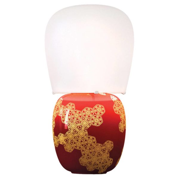 Kundalini Hive – lampe à poser en céramique, rouge Kundalini