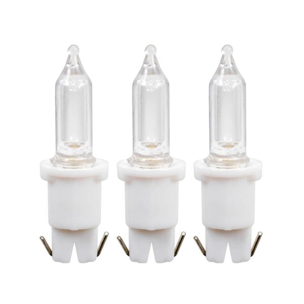 Konstsmide Christmas Lot de 3 ampoules de rechange Push-in 0,06W 3V Konstsmide Christmas