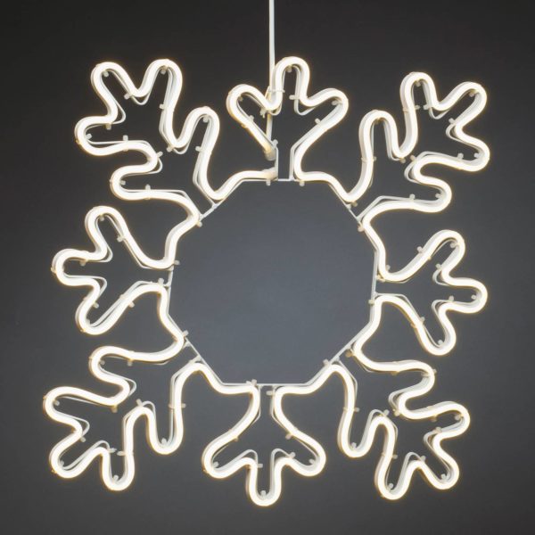 Konstsmide Christmas Silhouette déco LED Flocon de neige pour extérieur Konstsmide Christmas