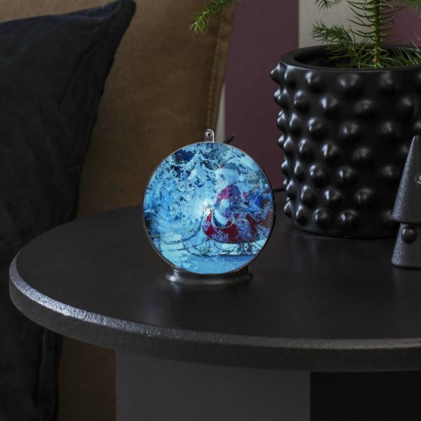 Konstsmide Christmas Boules hologramme 3D, paysage hivernal, 42 LED Konstsmide Christmas