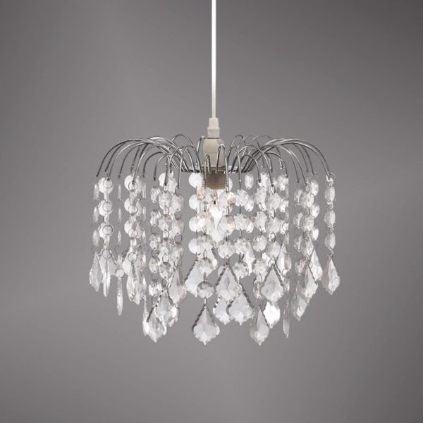 JUST LIGHT. Jelly – suspension avec pendeloques transparentes JUST LIGHT.