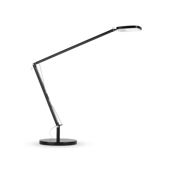 Atelje Lyktan Lampe de bureau LED Birdie 930 socle rond, noir Atelje Lyktan