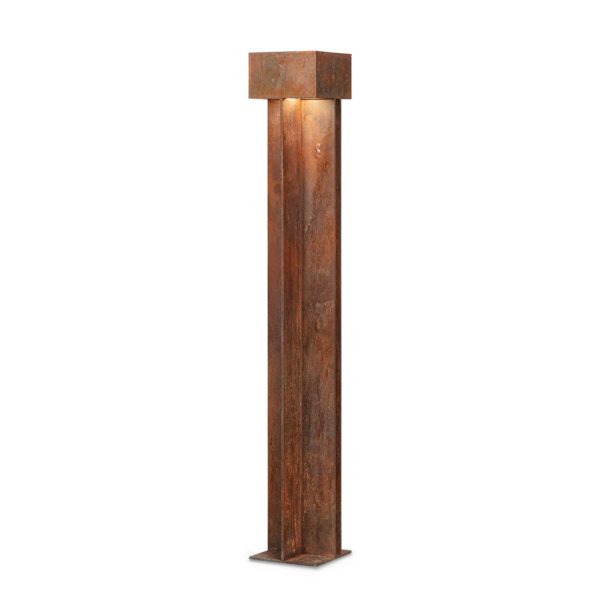 Atelje Lyktan Borne lumineuse Tall à sceller 108/900, Corten 8W Atelje Lyktan