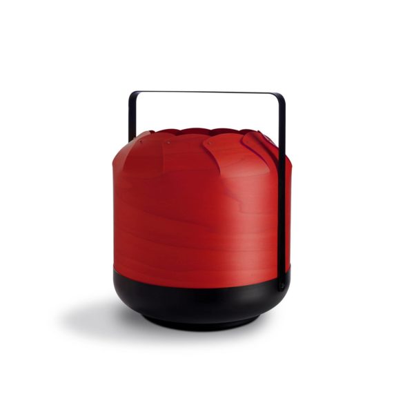 LZF LamPS LZF Chou Short lampe à poser dimmable, rouge LZF LamPS