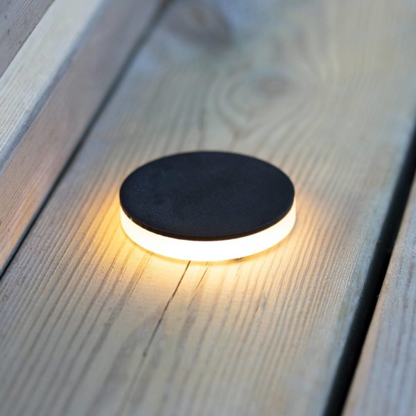 Markslöjd Garden 24 Decklight noir 3W latéral Ø6cm Markslöjd