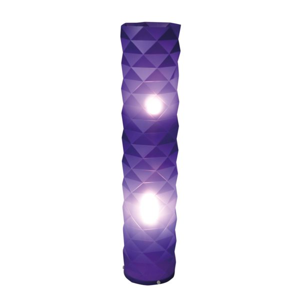 Näve Lampadaire Elia en violet avec interrupteur à pied Näve