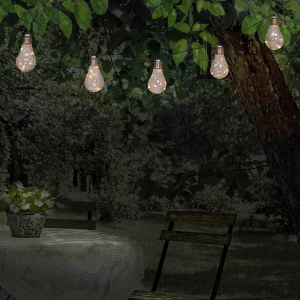 Näve Guirlande solaire LED incandescence 10 lampes Näve