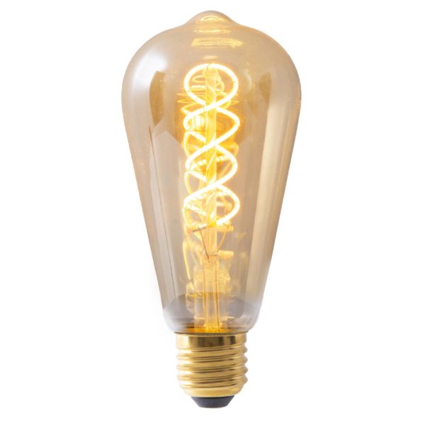 Näve LED à filament E27 4W ST64 doré 180lm 1800K par 3 Näve