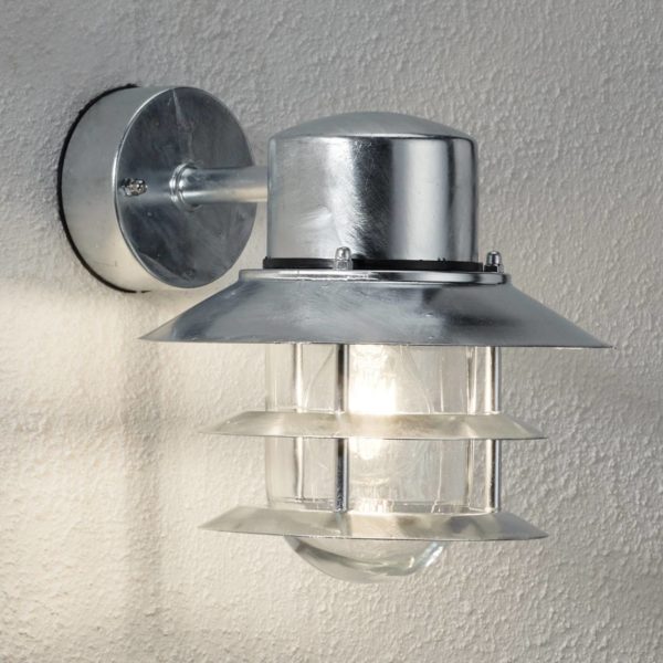 Nordlux Applique lampe vers le bas BLOKHUS galvanisée Nordlux