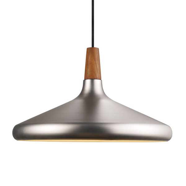 DFTP by Nordlux Suspension Nori en métal, aspect acier Ø 39 cm DFTP by Nordlux