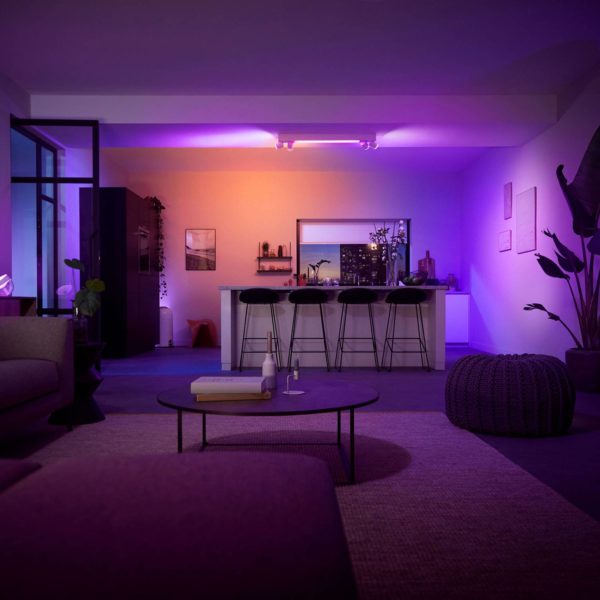 Philips Hue Centris spot plafond à 4 lampes blanc Philips Hue