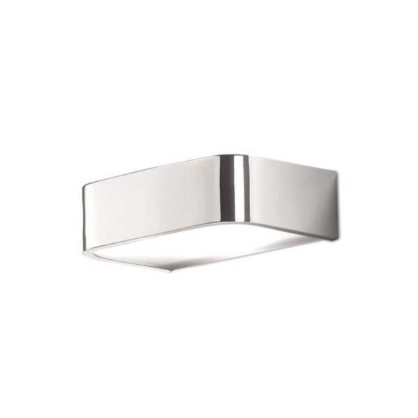 Pujol Iluminación Applique de salle de bain Arcos LED, 15 cm chromé Pujol Iluminación