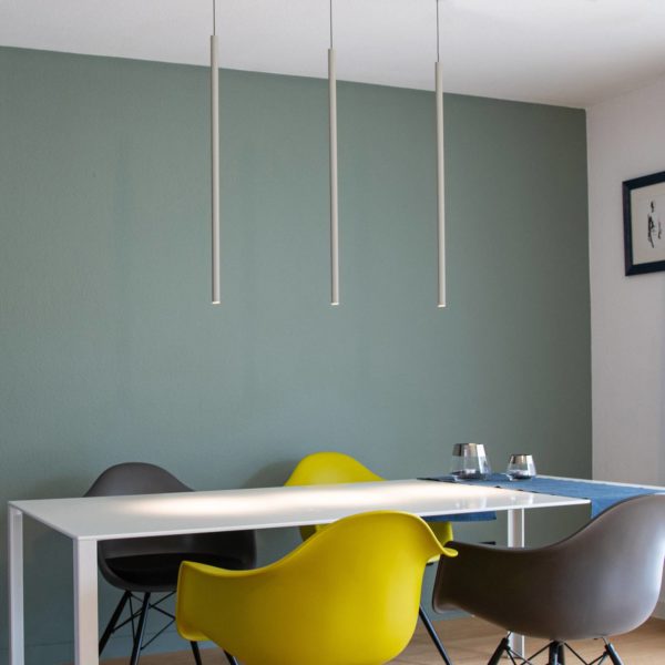 Sattler Fino Pendant 3.000K TRIAC 80cm argent Sattler