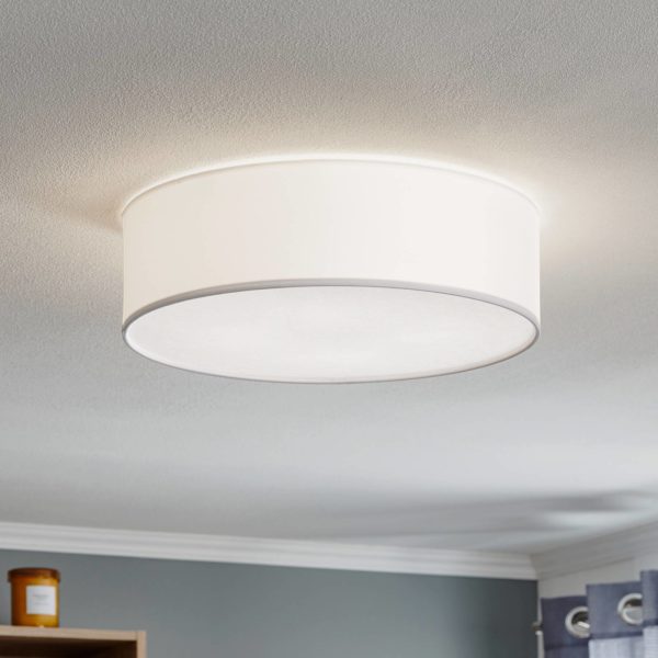 TK Lighting Plafonnier Rondo, blanc Ø 45 cm TK Lighting