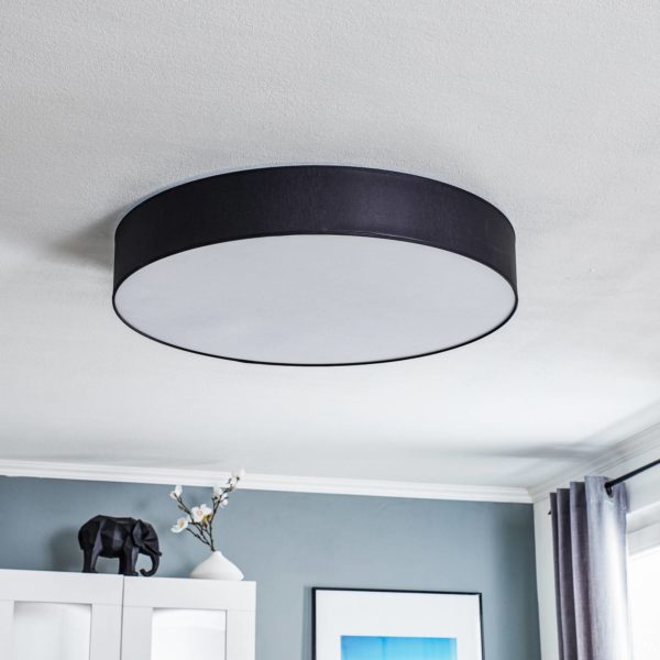 TK Lighting Plafonnier Rondo gris foncé Ø 80 cm TK Lighting