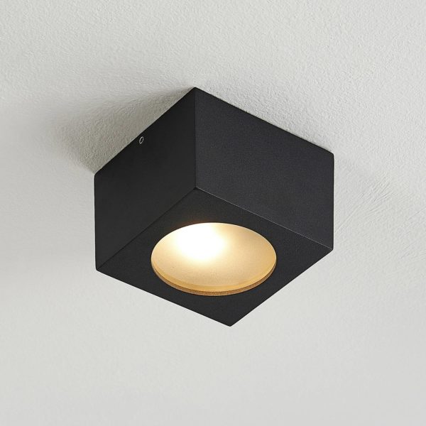 Arcchio Nieva downlight, G9, noir, angulaire Arcchio