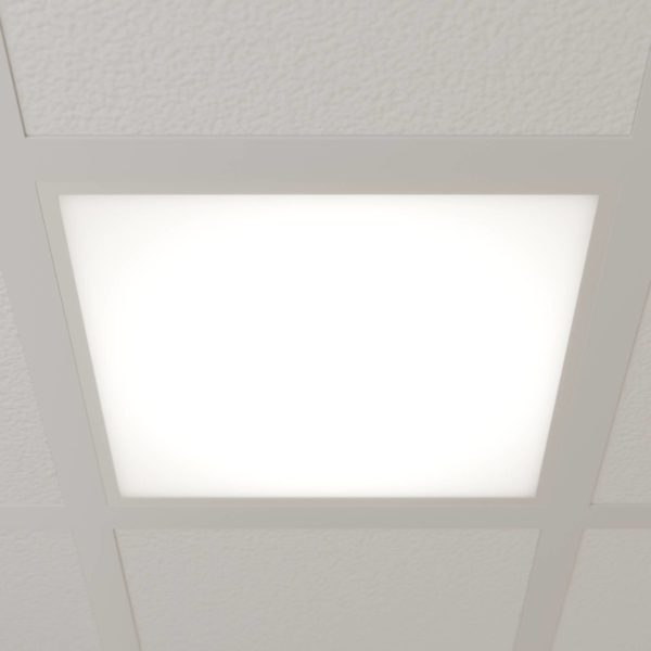 Arcchio Panneau lumineux encastré LED Vinas, 4.000 K, 36 W, 62 cm x 62 cm Arcchio